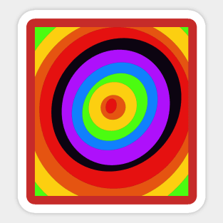 Rainbow Jawbreaker Sticker